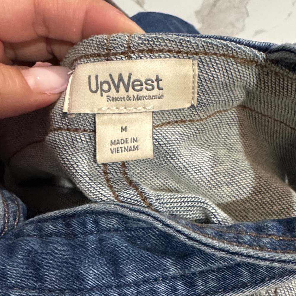 UpWest Dark Blue Denim Overalls for Women - Picture 9 of 10